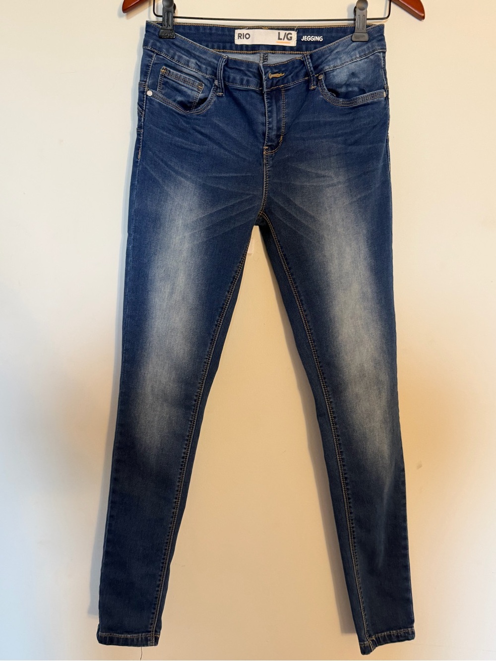 RIO L/G Blue Women's Jeggings - Slim Stretch Comfort